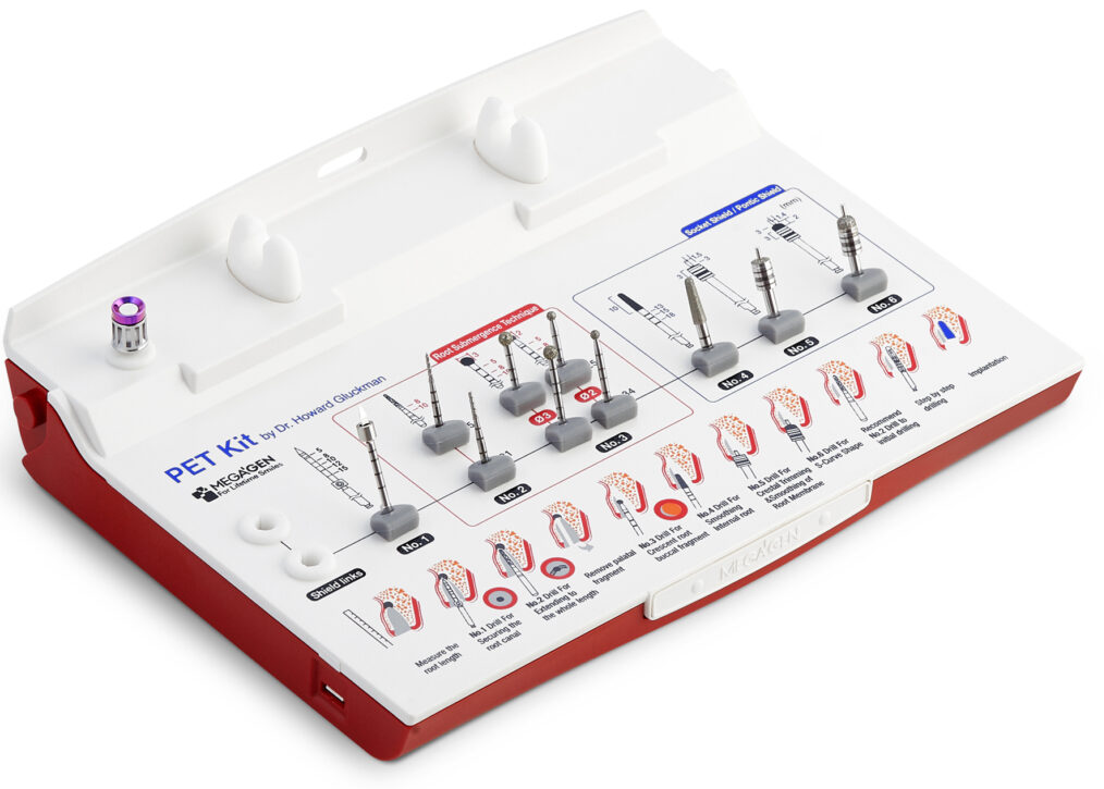 Tool kit for implant placement using Socket Shield Technique