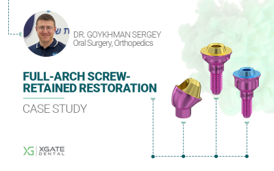 Full-Arch Restoration of Maxillary and Mandibular Arches with Mandibular Tooth Extraction: Screw-Retention on V-type and D-type Multi-Unit Abutments by XGate Dental