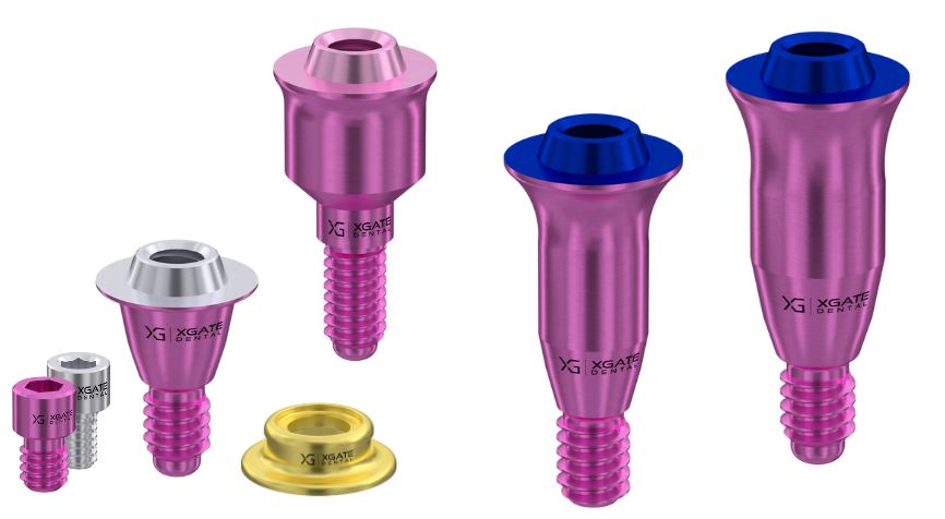 Varieties of multi-unit abutments V-type by XGate