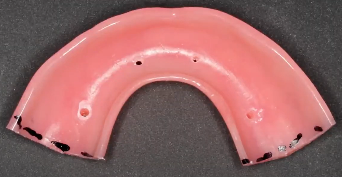 Removing the excess flange