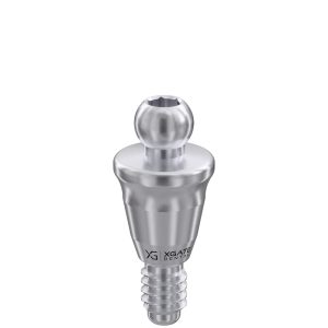 Ball Attachment Abutment GH 2 mm for Osstem® Hiossen® RP