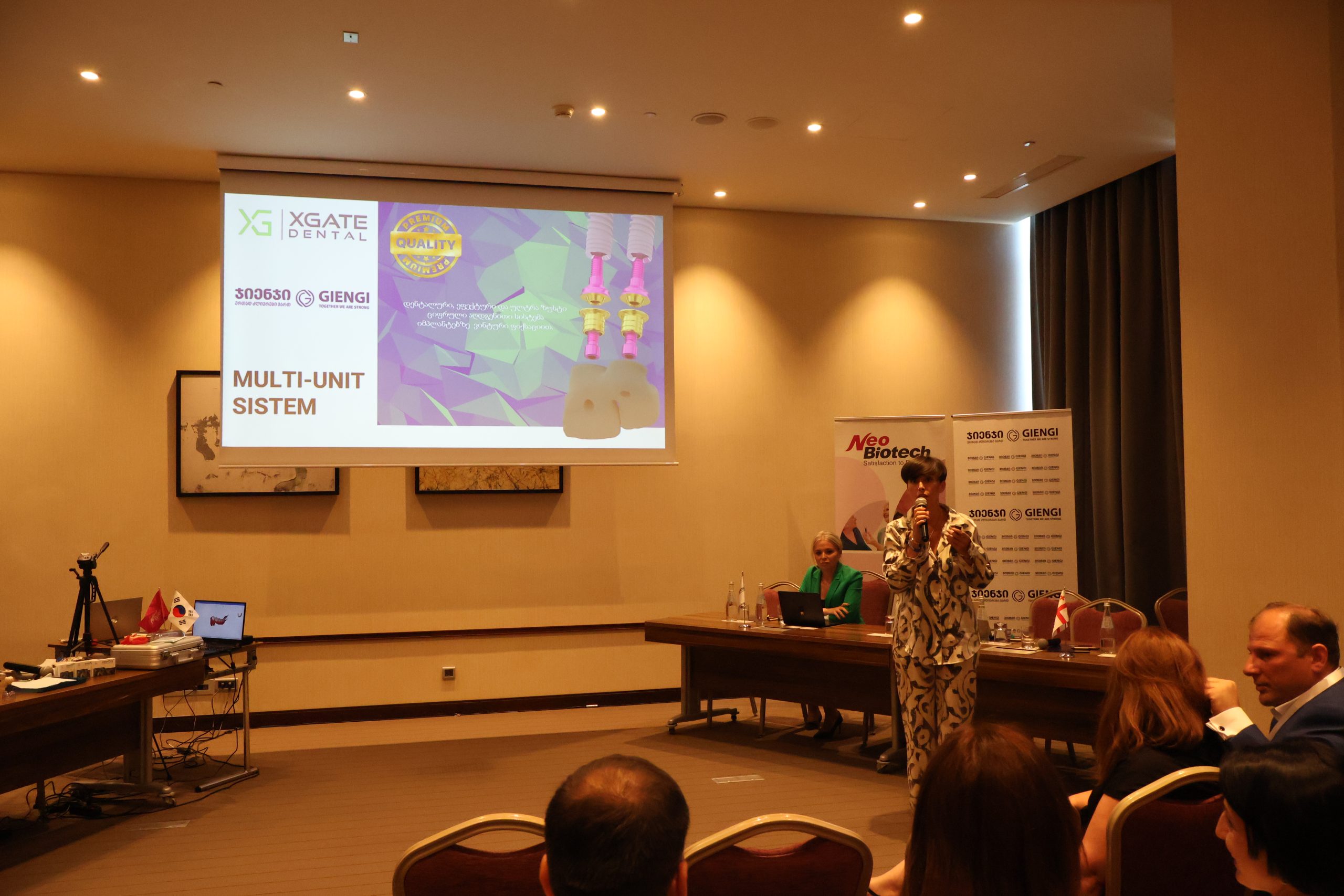 Lela Duduchava, GIENGI Implantology Seminar in Batumi by GIENGI & XGate Dental