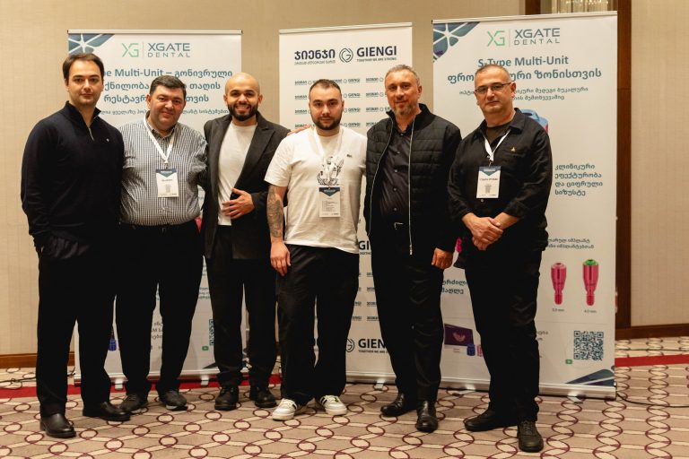 XGATE Dental team at a congress booth