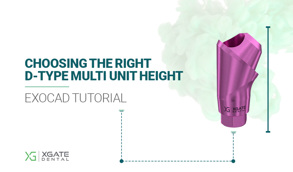 Choosing the right D-type Multi unit height
