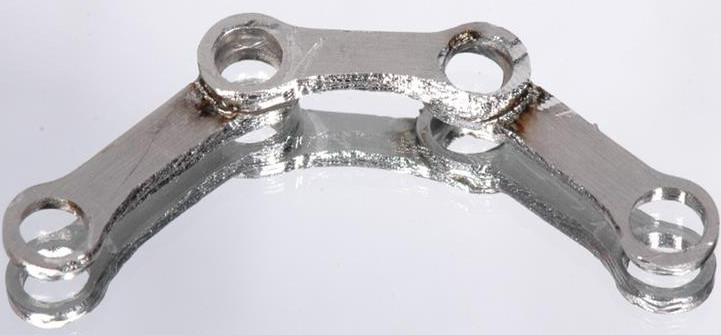 A kit of prefabricated Easy Bar links of various lengths, made of stainless steel or titanium, for reinforcing temporary prostheses.