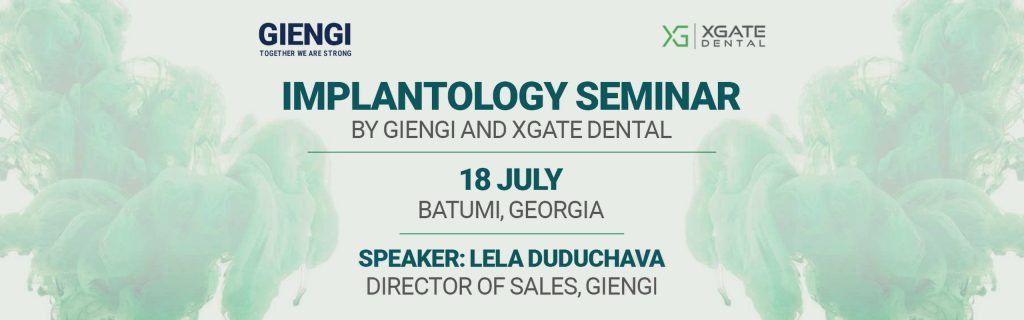 Implantology Seminar by GIENGI and XGATE Dental Georgia in Batumi