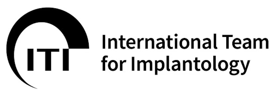 ITI International Team for Implantology official organization logo with black curved design