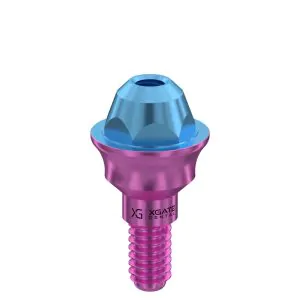 Straight Multi-Unit Abutment D-Type GH 2 mm for Internal Hex RP